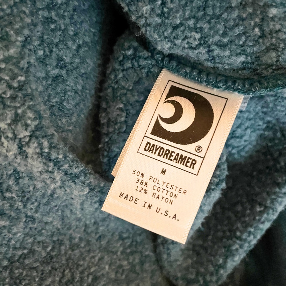NWT Daydreamer David Bowie Ziggy Stardust Blue Raglan Crew Sweater XS, M - Picture 8 of 8